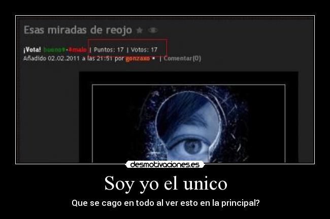 Soy yo el unico -
