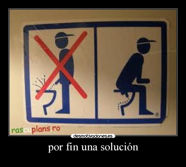 por fin una solución -