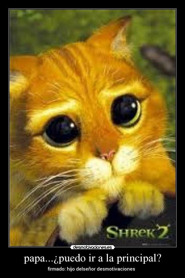papa...¿puedo ir a la principal? - 