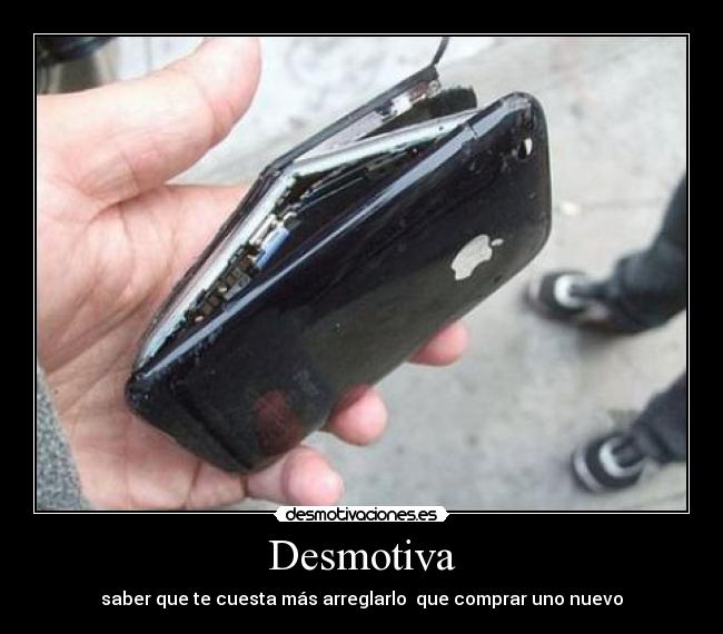 carteles averia tecnico roto desmotiva iphone desmotivaciones