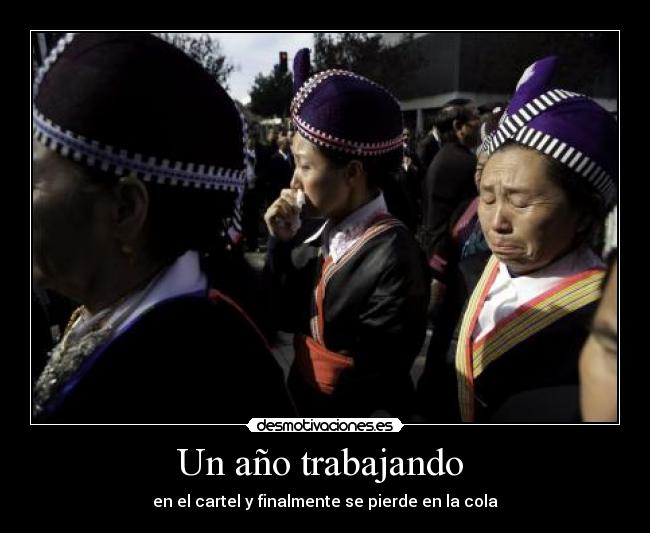 Un año trabajando  - 