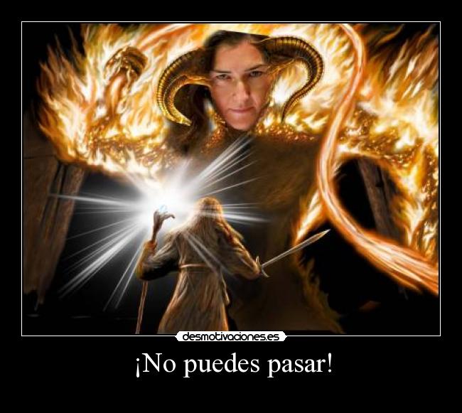 ¡No puedes pasar! - 