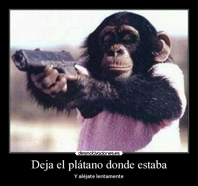 Deja el plátano donde estaba - 