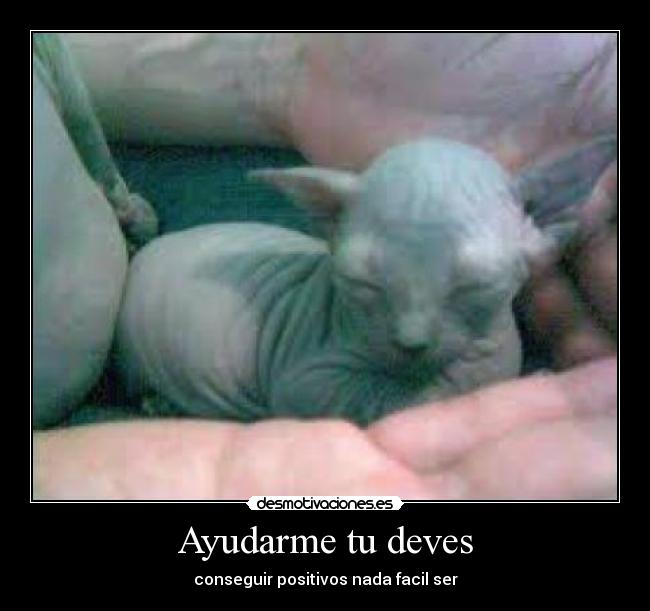 Ayudarme tu deves -