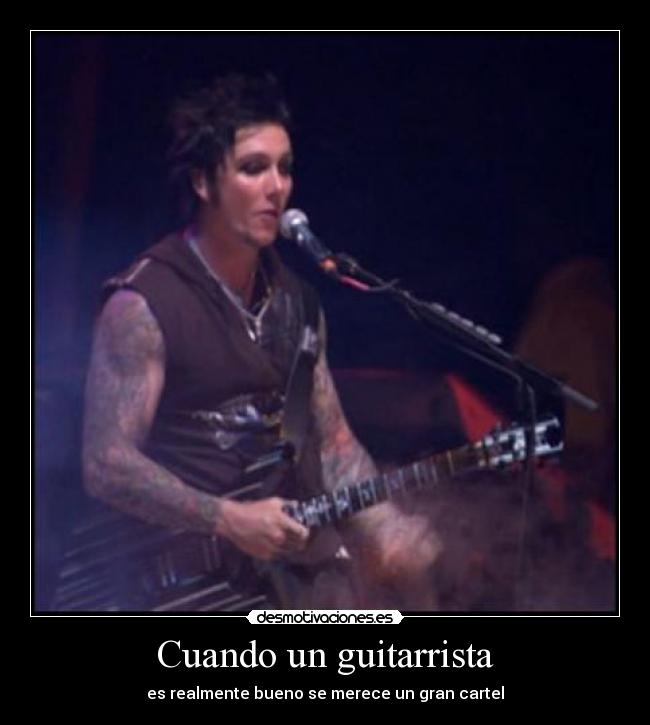 Cuando un guitarrista -