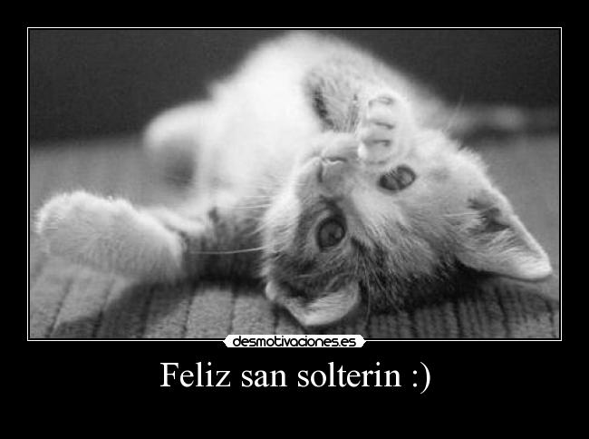Feliz san solterin :) -