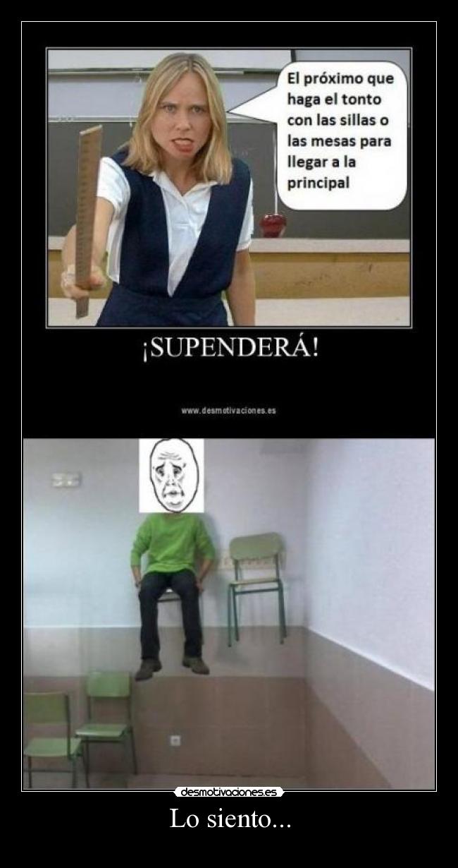 Lo siento... - 