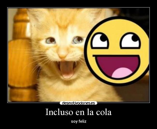 Incluso en la cola -