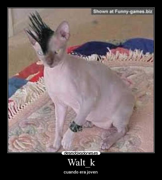 Walt_k - cuando era joven