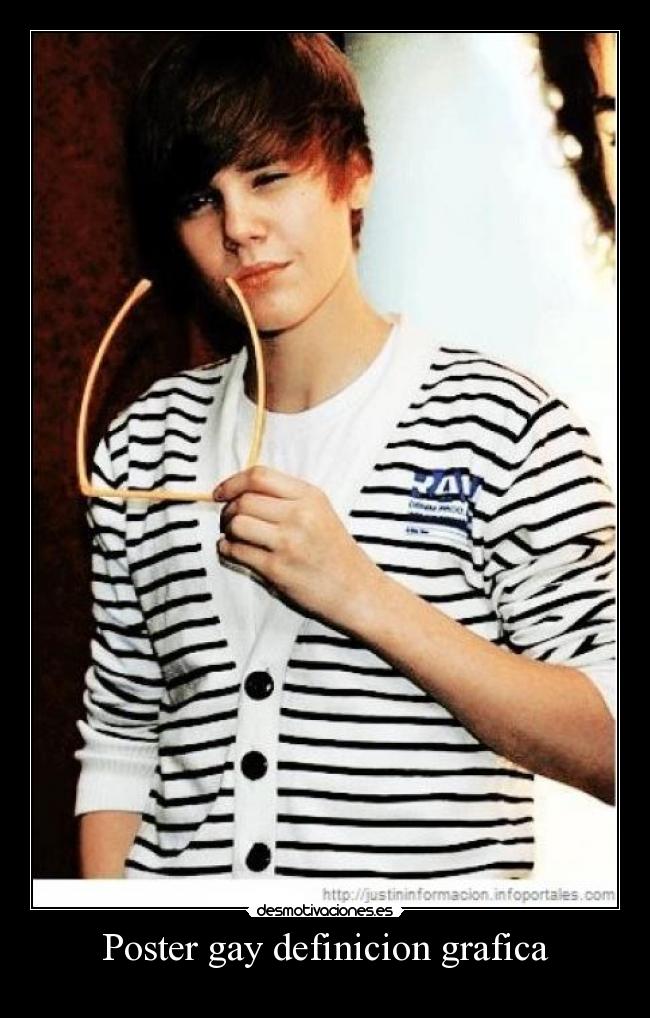 Poster gay definicion grafica -