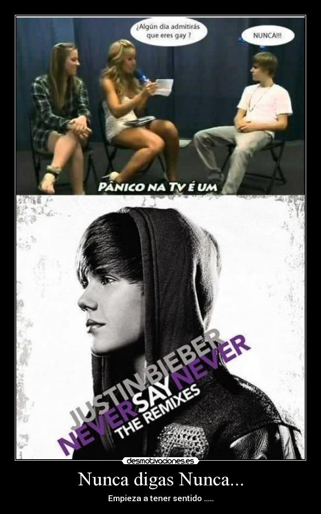 Nunca digas Nunca... - Empieza a tener sentido .....