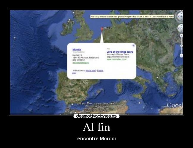 Al fin - encontré Mordor