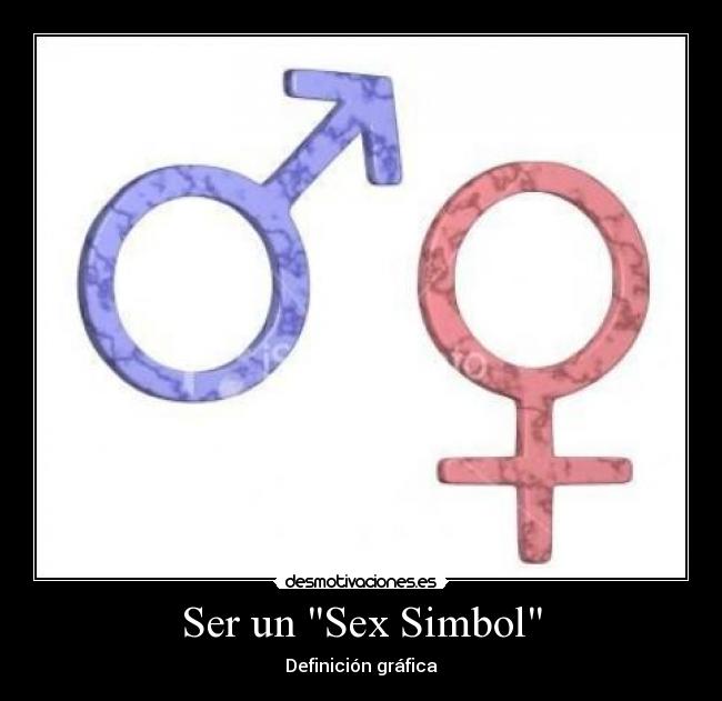 Ser un Sex Simbol - Definición gráfica