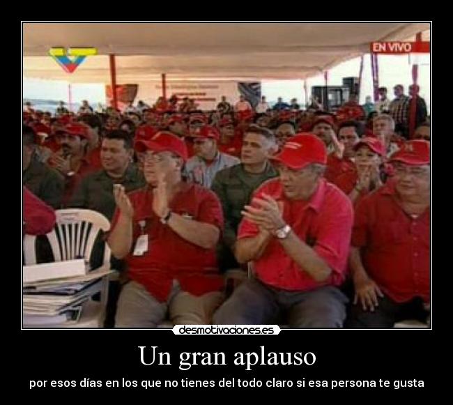 Un gran aplauso - 