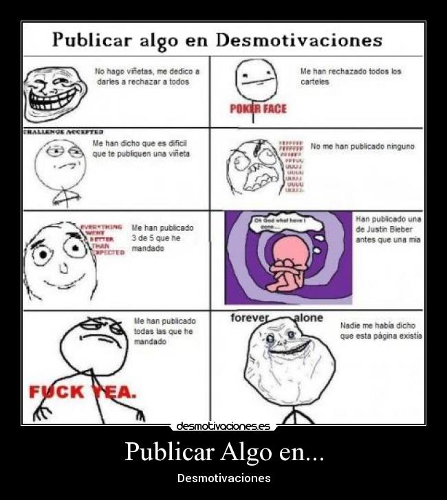 carteles publicar desmotivaciones