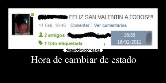 Hora de cambiar de estado -