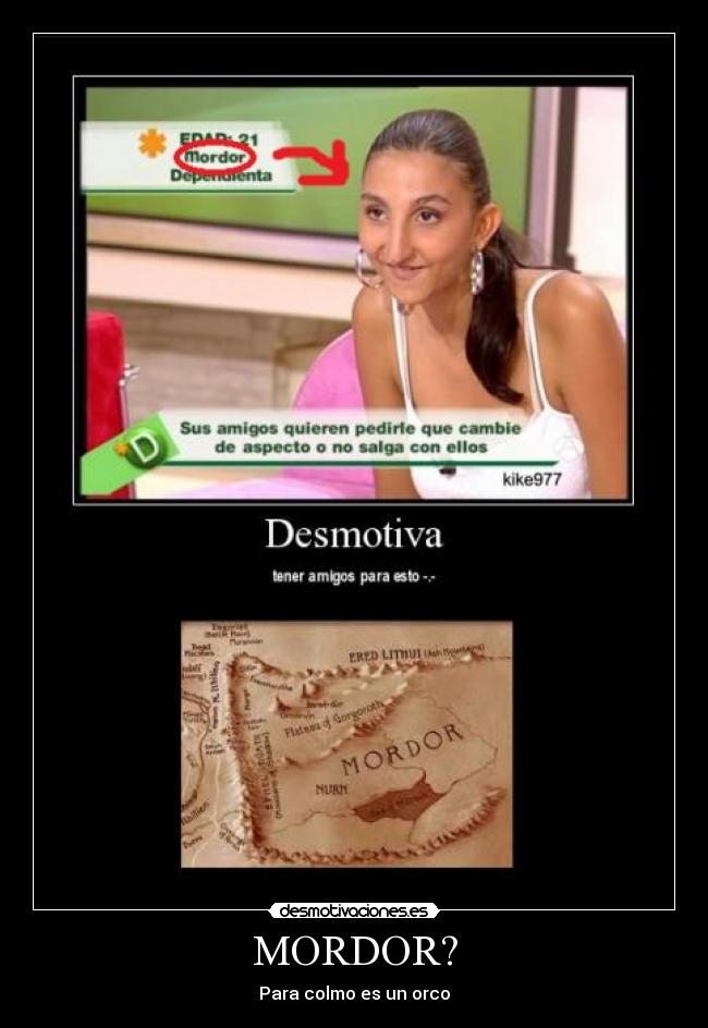 carteles mordor desmotivaciones