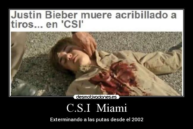 C.S.I  Miami - Exterminando a las putas desde el 2002