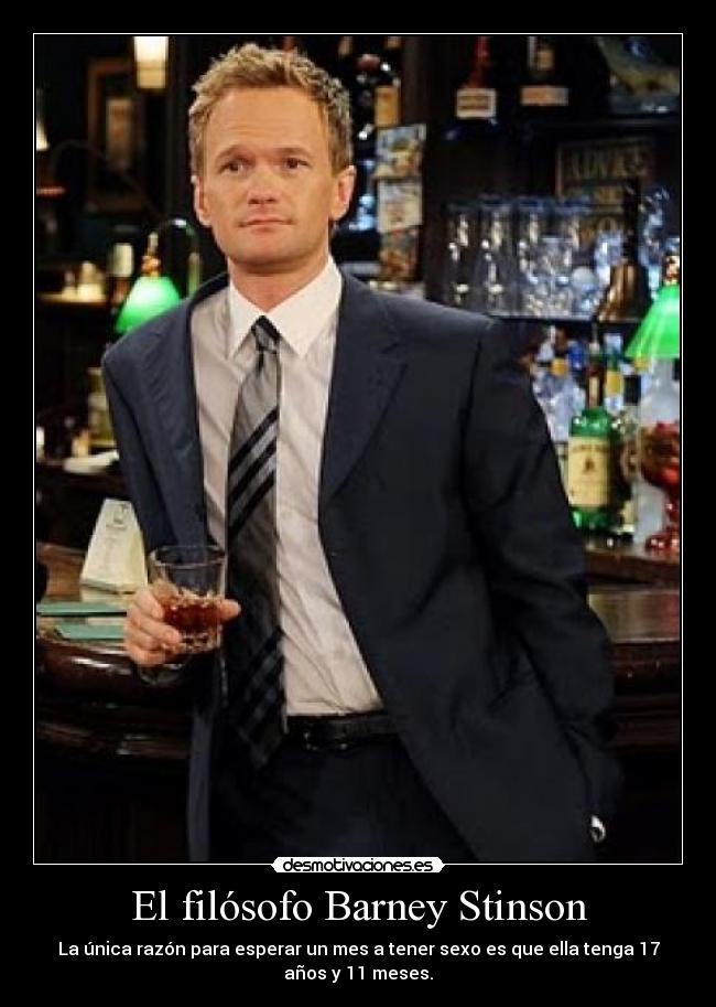 El filósofo Barney Stinson - 