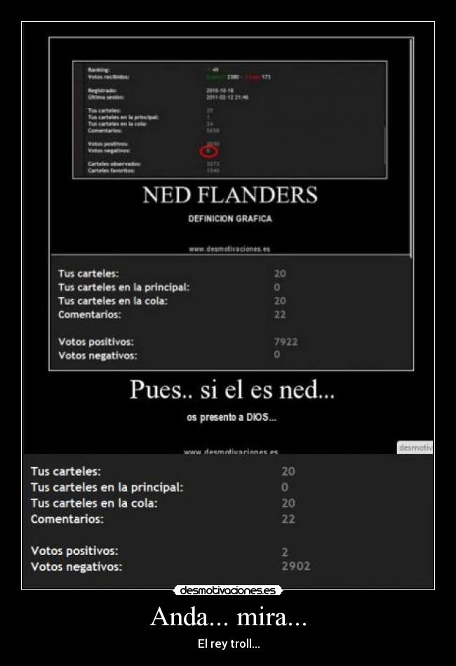 Anda... mira... - El rey troll...