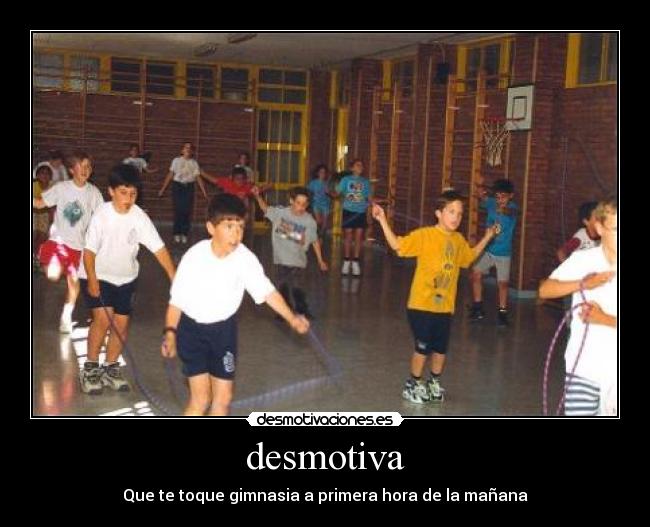 carteles gimnasia desmotivaciones
