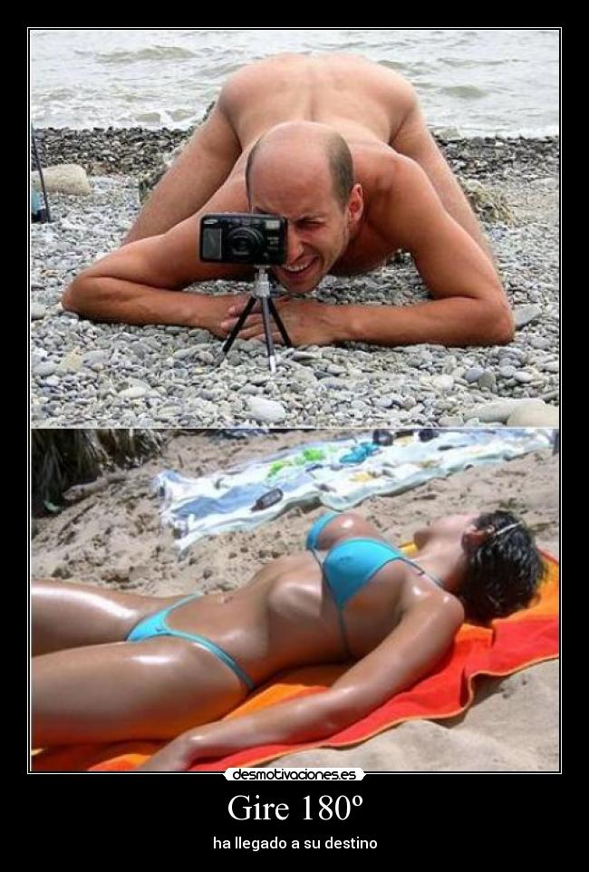 Gire 180º - ha llegado a su destino