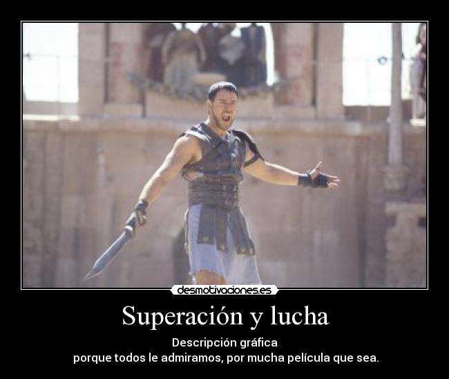 carteles gladiator desmotivaciones