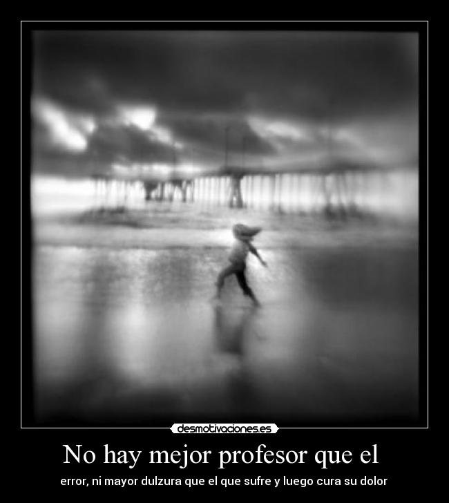 No hay mejor profesor que el  - 