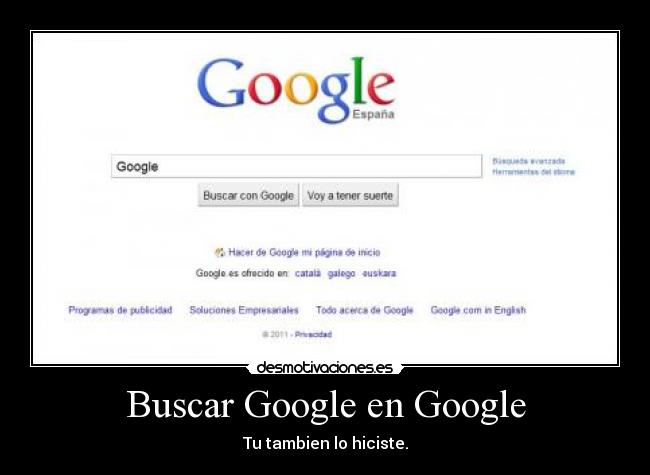 Buscar Google en Google -