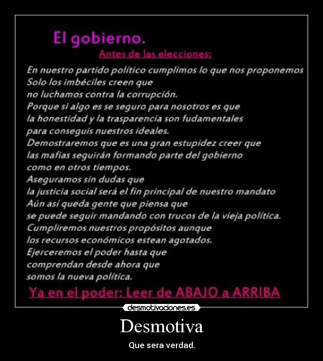 Desmotiva - Que sera verdad.