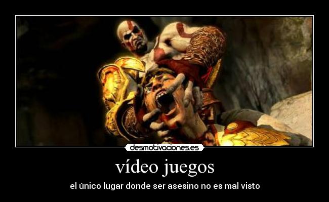 vídeo juegos - el único lugar donde ser asesino no es mal visto