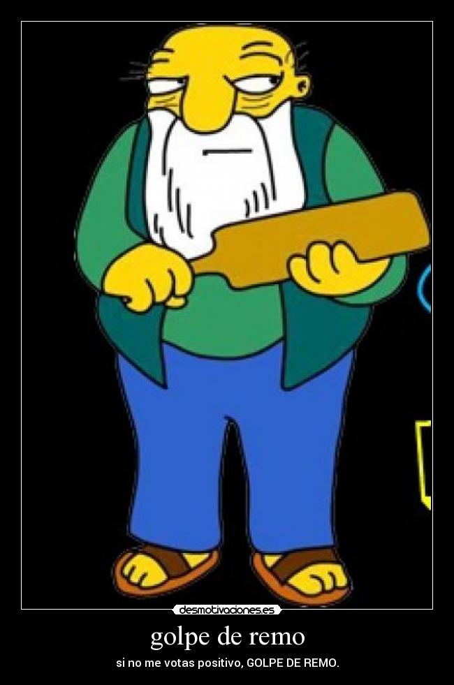 golpe de remo -
