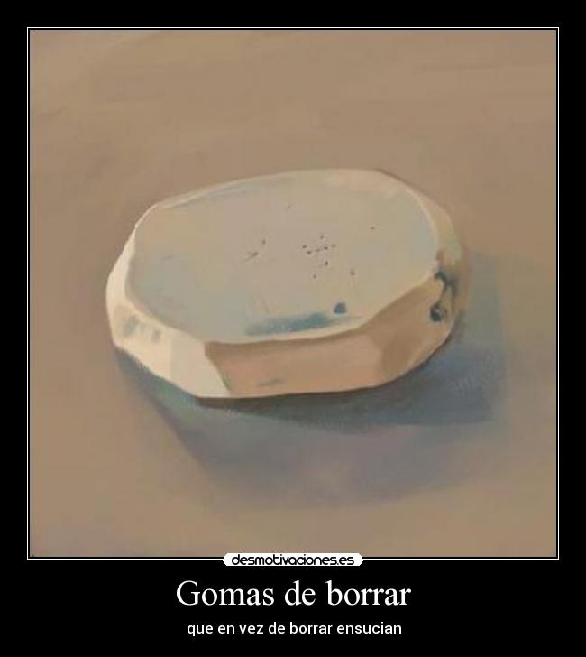 Gomas de borrar - 