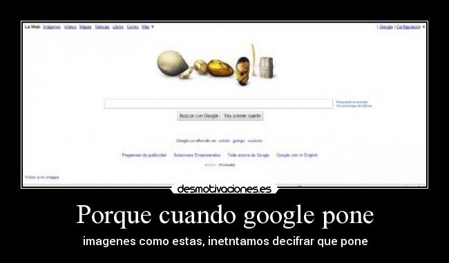 Porque cuando google pone -
