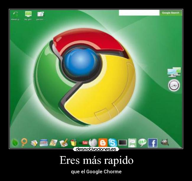 Eres más rapido - que el Google Chorme