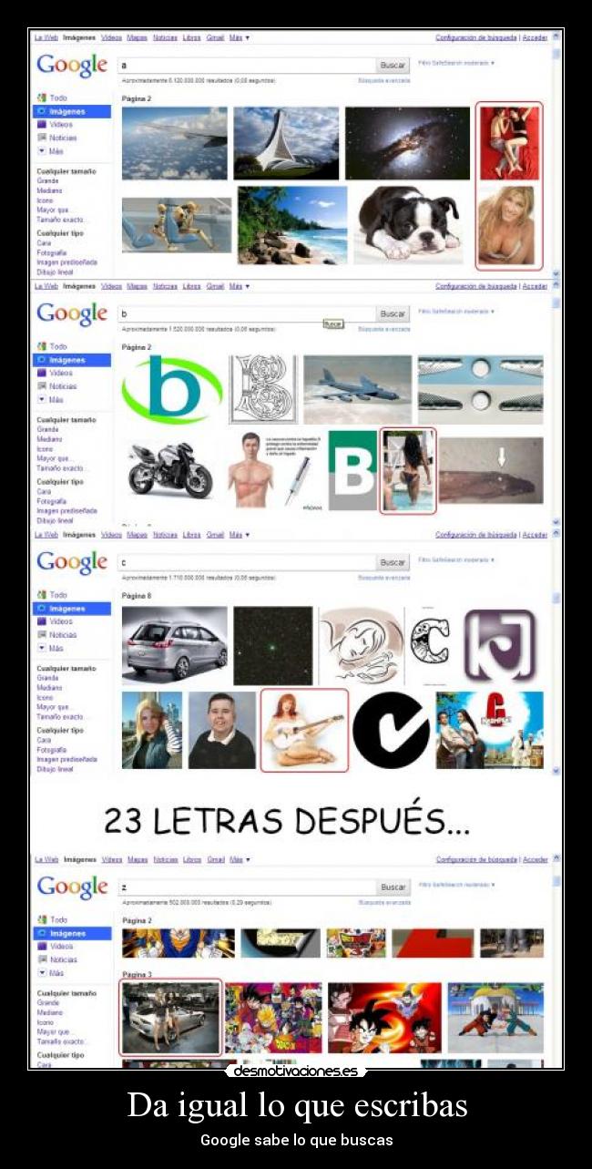 Da igual lo que escribas - Google sabe lo que buscas