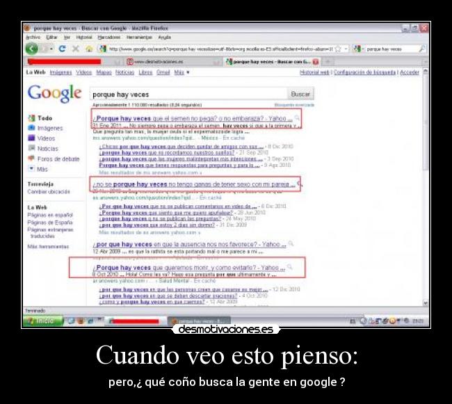 Cuando veo esto pienso: -