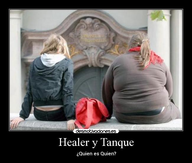 carteles healer tanque desmotivaciones