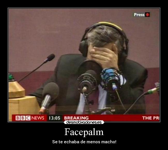 Facepalm -