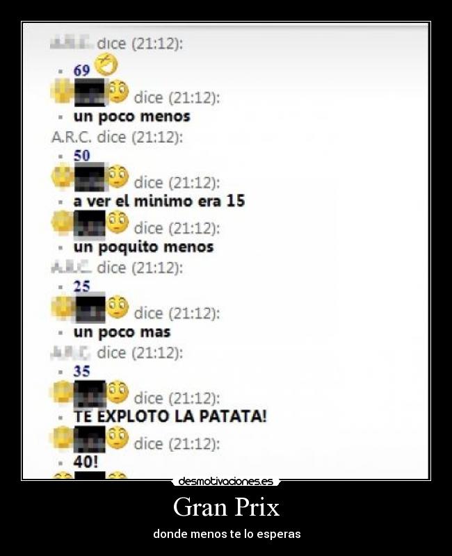 Gran Prix - donde menos te lo esperas