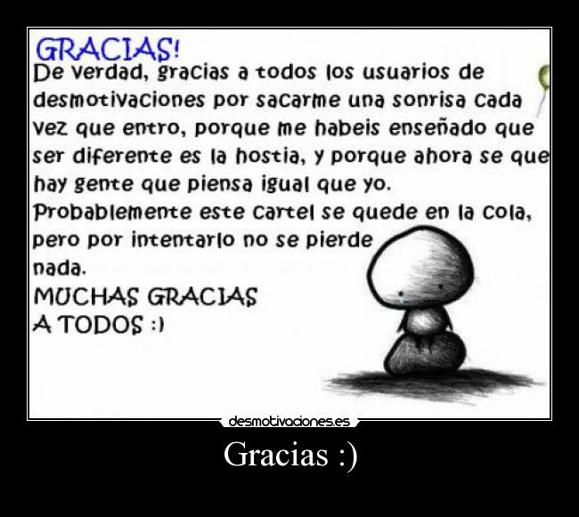 Gracias :) -