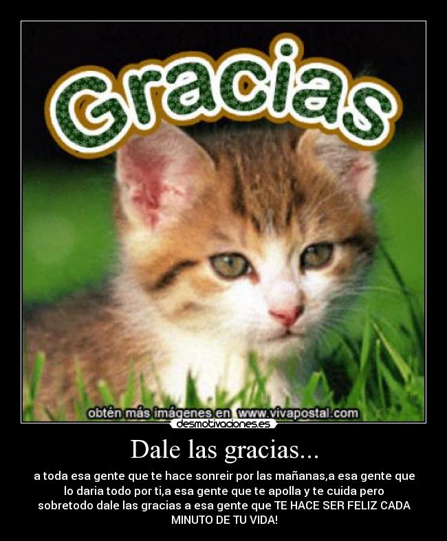 Dale las gracias... - 