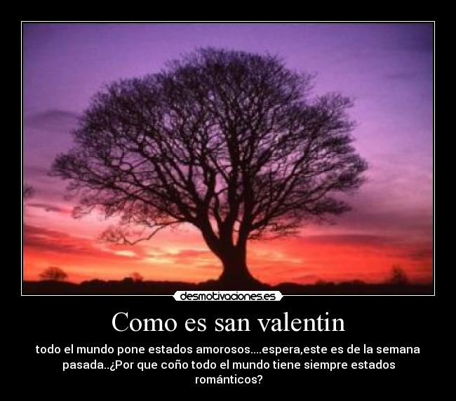 Como es san valentin - 