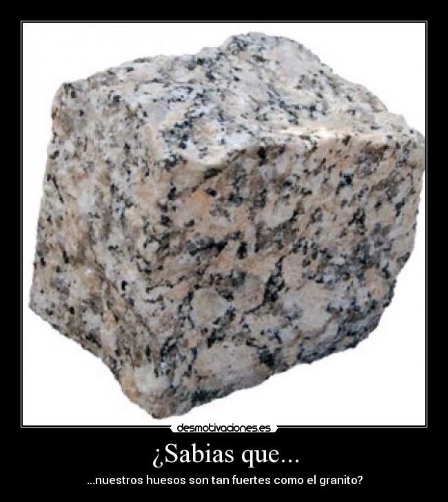 carteles granito hueso fuerte mineral desmotivaciones