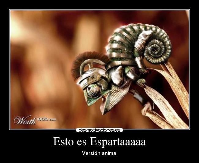 Esto es Espartaaaaa -