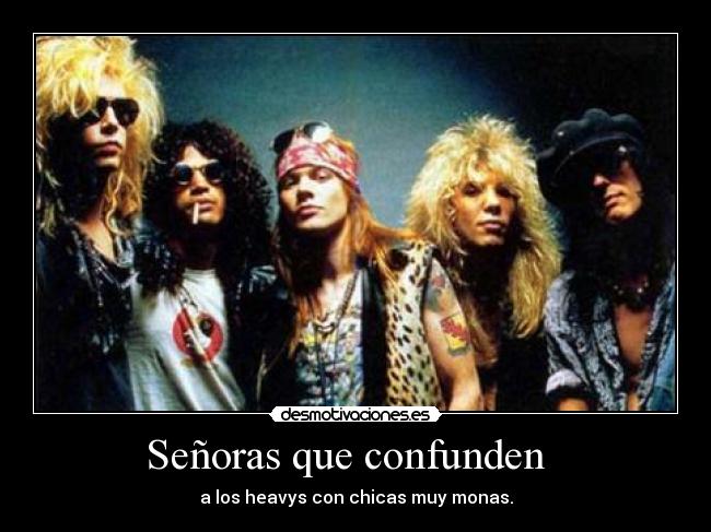 Señoras que confunden -