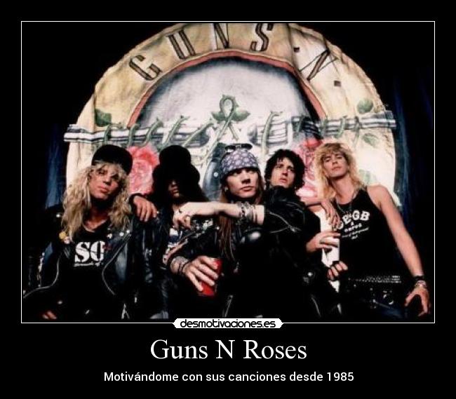 carteles guns roses desmotivaciones