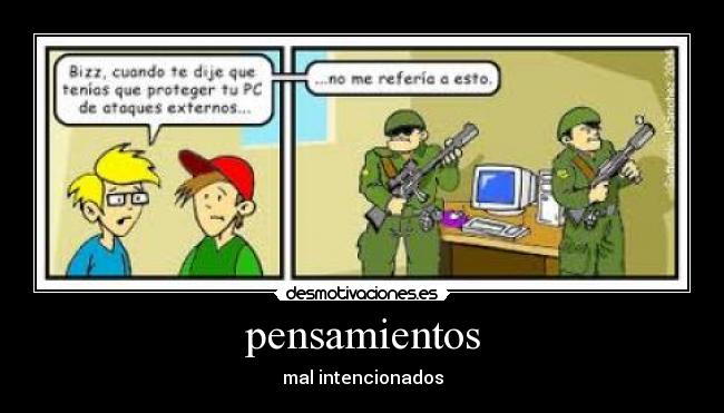 pensamientos - mal intencionados