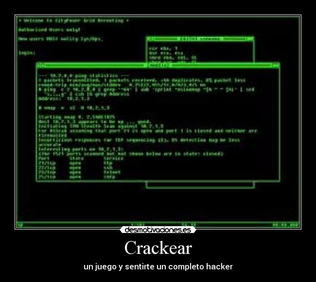 Crackear - un juego y sentirte un completo hacker