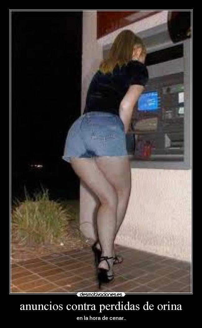 anuncios contra perdidas de orina - en la hora de cenar..